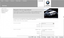 2006 - BMW Canada - Service request
