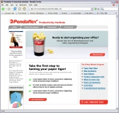 2007 - Pendaflex microsite