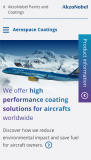 2017 - AkzoNobel Aerospace Coatings - Homepage Mobile